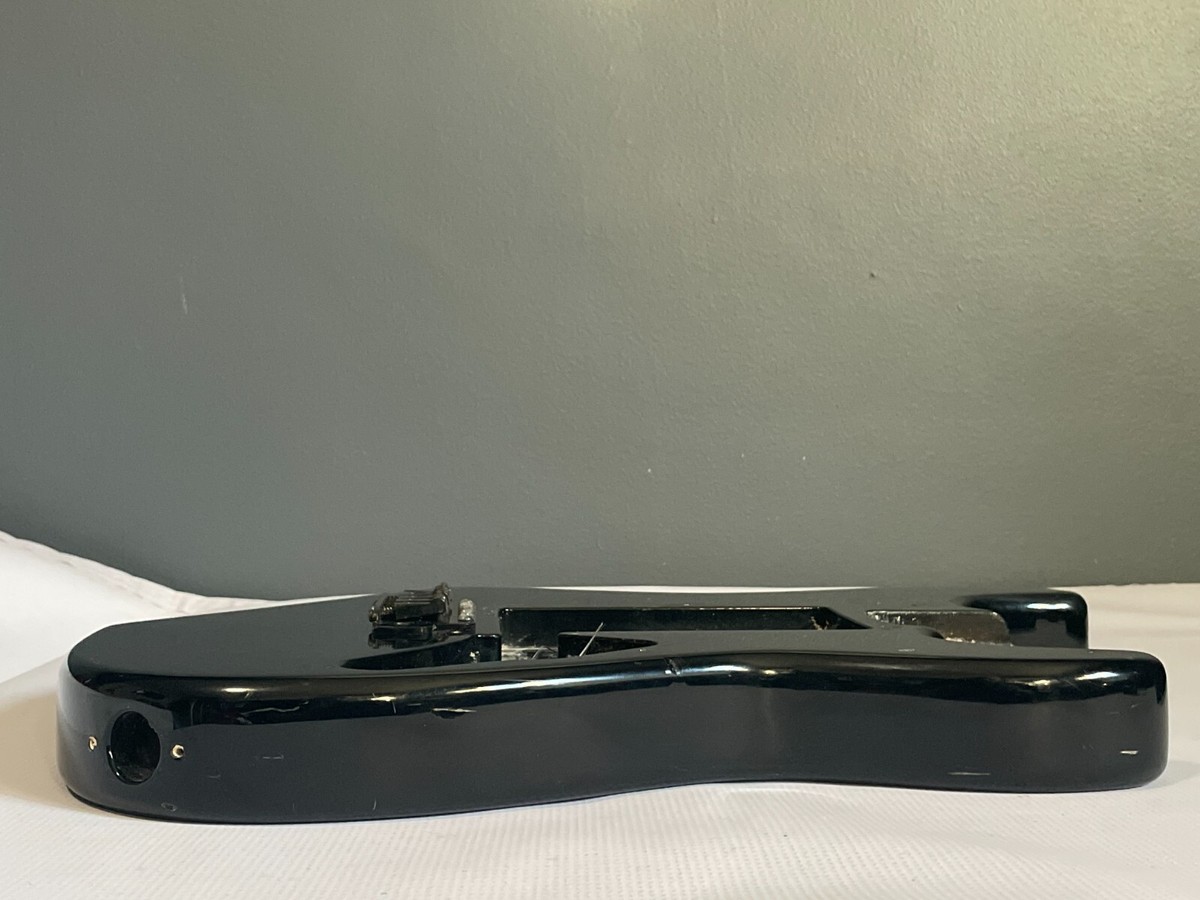 1987 Japan Charvel Jackson Model 1A Semi Loaded Black Guitar Body