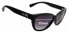 SFx Replacement Sunglass Lenses fits Coach HC8163 - 55mm Wide