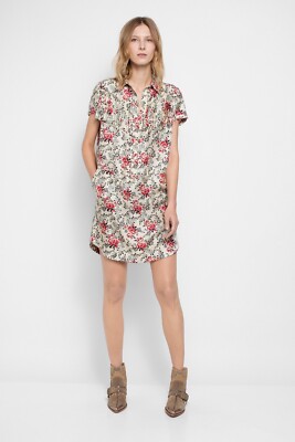 Zadig&voltaire Deluxe Ruban Print Silk Mini Dress Size XS