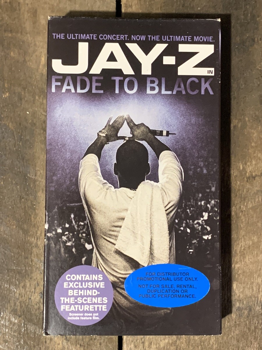 Jay-Z In Fade To Black (Rare DVD Only Screener VHS) | eBay
