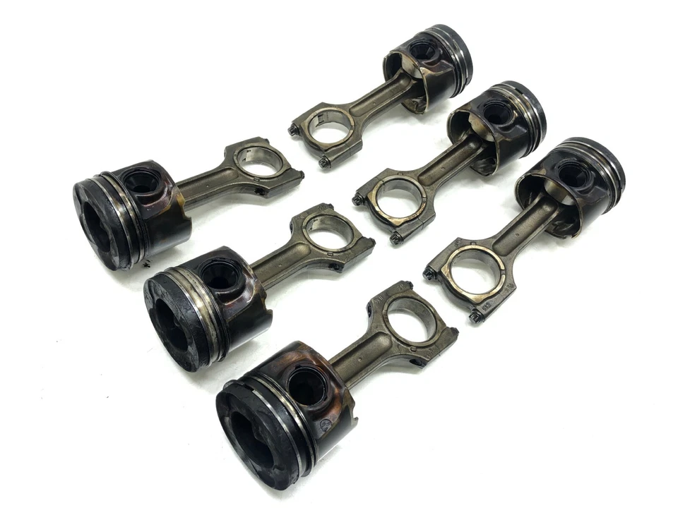 2009-2013 BMW X5 3.0 PISTÃO DIESEL COM BIELA X6 FABRICANTE DE EQUIPAMENTO ORIGINAL. - Imagem 3 de 4