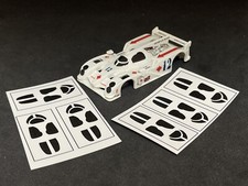 Window decals for AFX Audi R18/Resin LMP HO slot car bodies