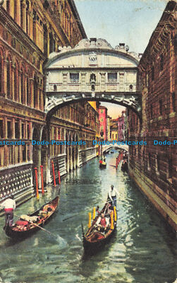 R649652 Venezia. Die Seufzerbrücke. Stich. Grafico Cesare Capello