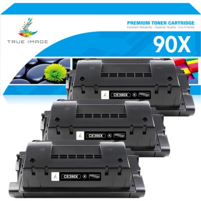 3PK Toner Cartridge fits for HP 90X CE390X LaserJet Enterprise 600 M602 Printer - Image 1 of 4