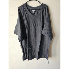 KING SIZE MENS 4XL BIG V NECK TSHIRT