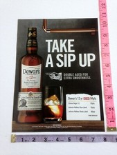 Publicité imprimée coupure magazine - Dewar's Scotch - prendre une photo bouteille