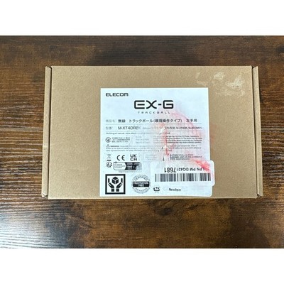 Elecom EX-G Left-Handed Wireless Trackball Mouse Black M-XT4DRBK NEW