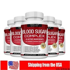 Blood Sugar Complex w/ Cinnamon, Chromium Mulberry 60 Capsules BEST
