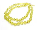 Antique Gold Cut Crystal Bead Necklace Costume Jewelry Art Deco - 01