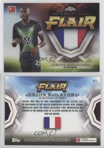 2019-20 Topps Chrome Bundesliga International Flair Josuha Guilavogui #IF-1