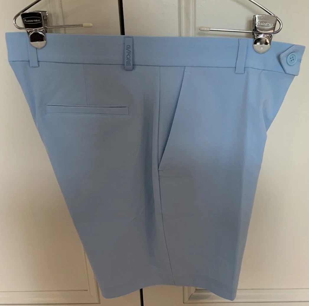 G/FORE NEW Mens Baja Blue Golf Shorts Zipper Button Sizes 38, 40 $125