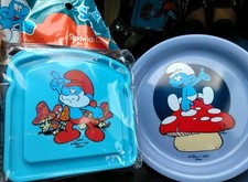 Nickelodeon  Cartoon Plastic Plate And Sandwich Container