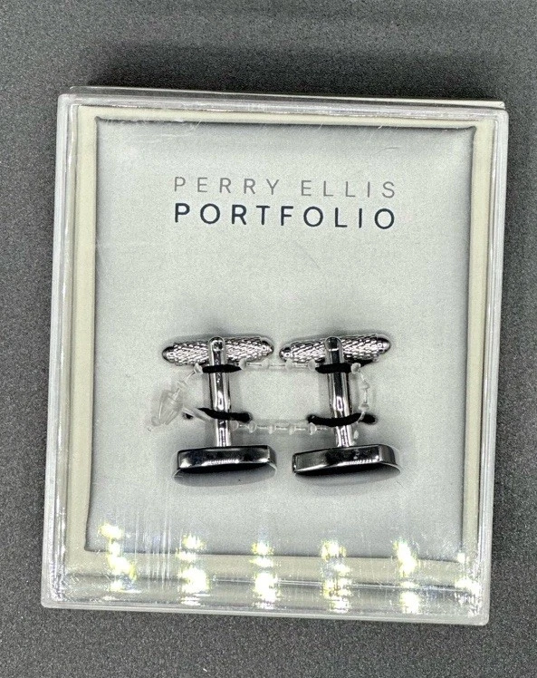 Gemelos para hombre Perry Ellis Portfolio ~ NUEVOS precio de venta sugerido por el fabricante: $40.00 Foto 2 de 3