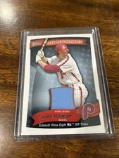 2010 Topps Baseball Peak Performance Relic Mike Schmidt 