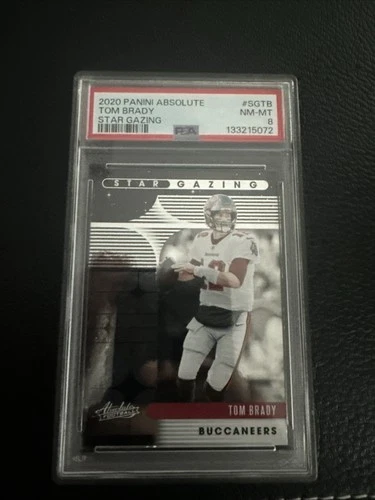 2020 Panini Absolute - Star Gazing Tom Brady #SG-TB PSA 8