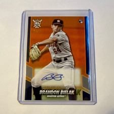 Topps 2021 Big League Brandon Bielak Opening Act RC Auto OAA-BR Astros /99