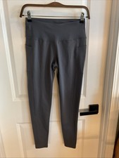 S - Elastic Waist Leggings - Gray - Ladies Size 8