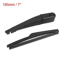 Rear Windshield Wiper Blade Arm Set 185mm for Mercedes Benz Smart Fortwo 13-17