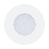 Led Einbaustrahler Eglo Pineda, Flach, Ø 7,8 Cm, Kunststoff, Einbauleuchte Weiß