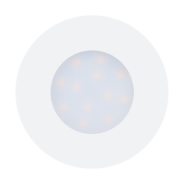 Led Einbaustrahler Eglo Pineda, Flach, Ø 7,8 Cm, Kunststoff, Einbauleuchte Weiß-image