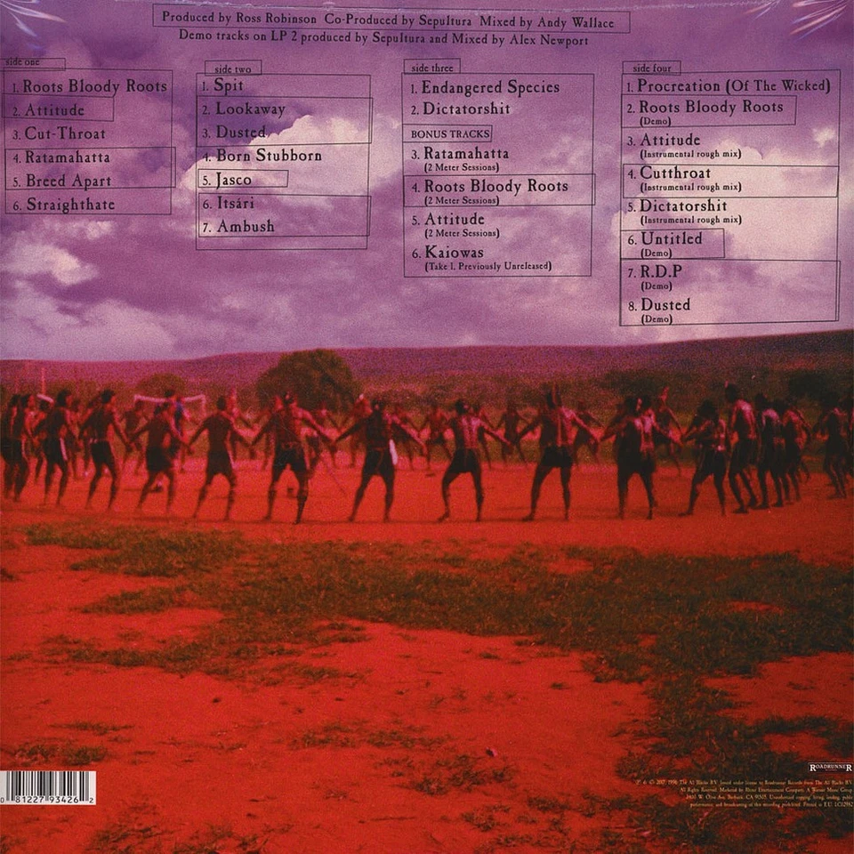 Sepultura - Roots Expanded Edition (Vinyl 2LP - 1996 - EU - Reissue) - Bild 2 von 2