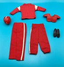 Vintage Barbie: KEN #799 Touchdown Football Uniform ~ Near Complete TM Tagged — photo 2