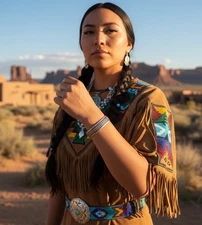 Heavy Vintage Sterling Navajo Douglas Etsitty Contemporary Cuff Bracelet 33gms
