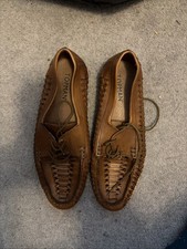 TopMan Brown Woven Loafers Size 41/7 