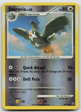 Pokemon Card Staravia REVERSE HOLO Majestic Dawn 47/100