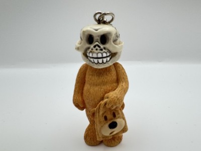 Bad Taste Bears Skully Figure - Keychain Rare Collectible Figurine Halloween