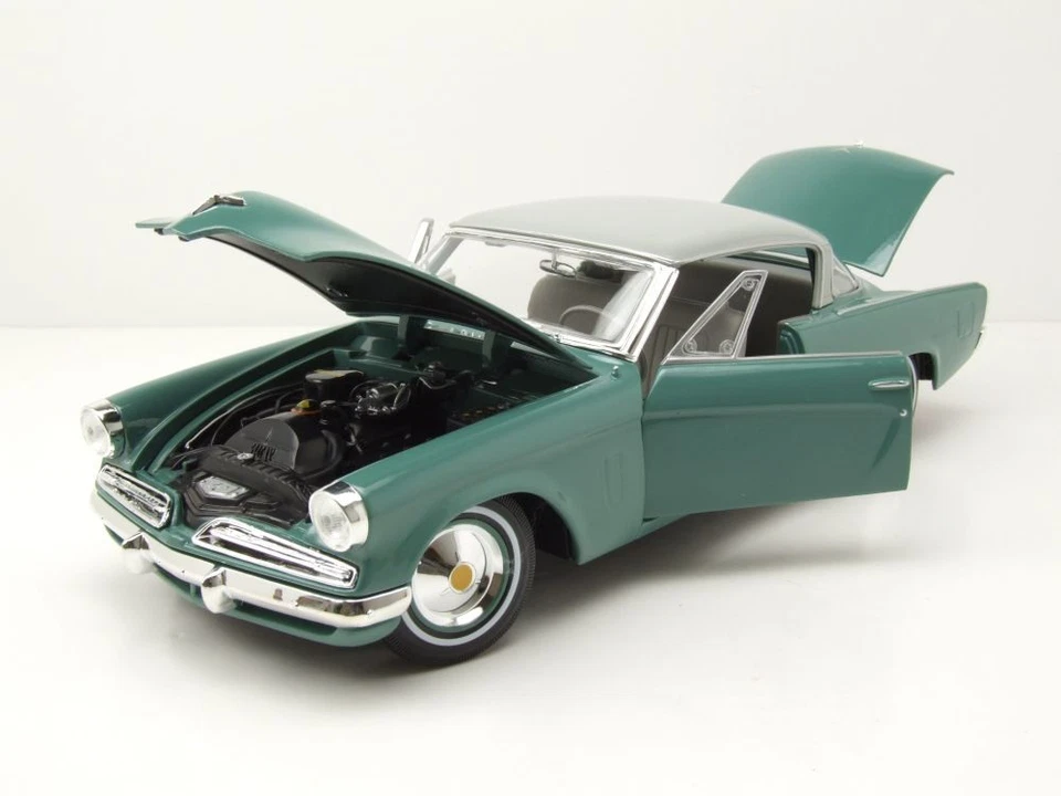 Studebaker Starliner 1953 Mint Verde Modellino 1:18 Maisto - Immagine 4 di 4