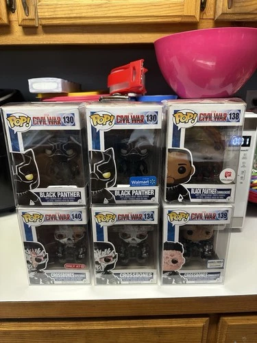 Marvel Captain America Civil War Funko Pops Lot Of 6