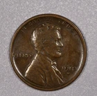 1912-S "Lincoln" Bronze One-Cent Coin, Fine