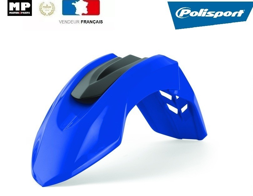 Garde-boue avant POLISPORT Supermotard SM bleu plastique moto universel