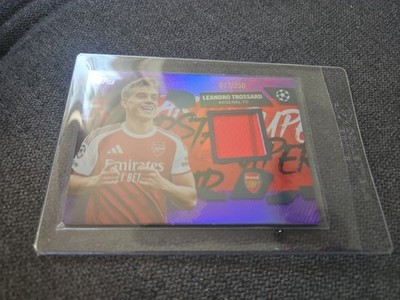 Leandro Trossard Relic Patch /250 No Auto Arsenal FC Premier League Flagship Ucc