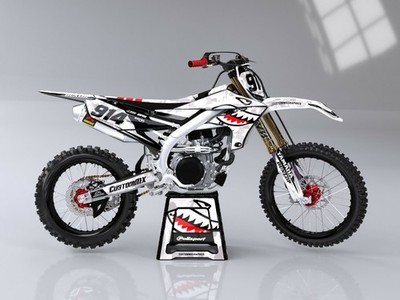 CustomMX: Grafik Kit passend für alle Yamaha YZ YZF WR WRF Modelle 85 12 250 450 426