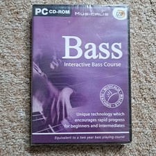 INTERACTIVE BASS GUITAR COURSE PC CD-ROM BRAND NEW SEALED GSP Musicalis Rare