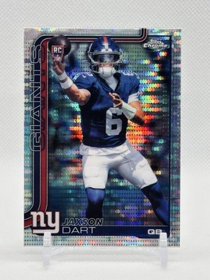 Topps Chrome Jaxson Dart Rookie Card #306 New York Giants 2025