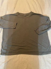 Old Navy Active Women's XXl Long Sleeve Gray Pull-over T-Shirt