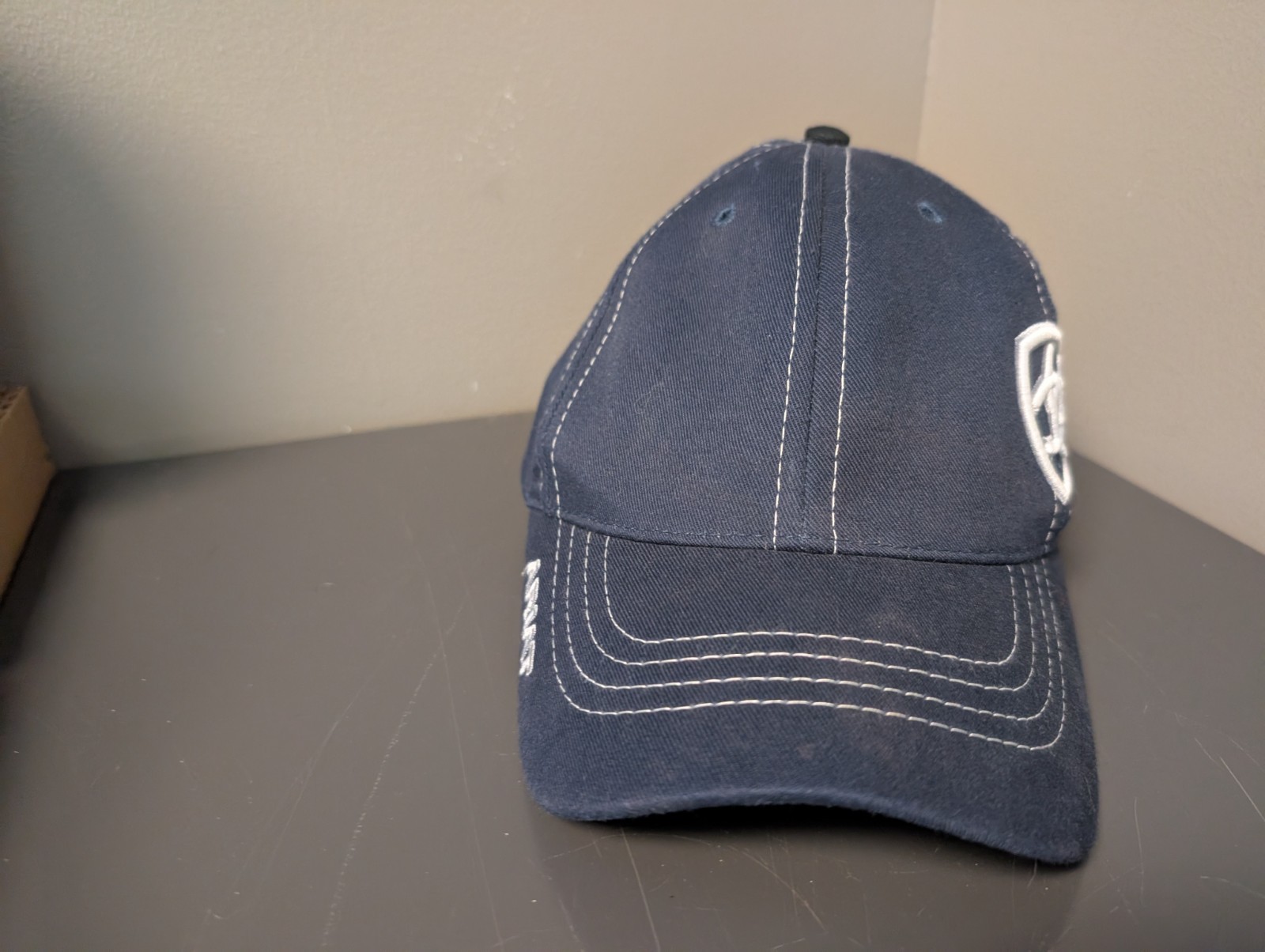 Ariat Navy Baseball Hat Cap  Adjustable Hook&Loop… - image 1
