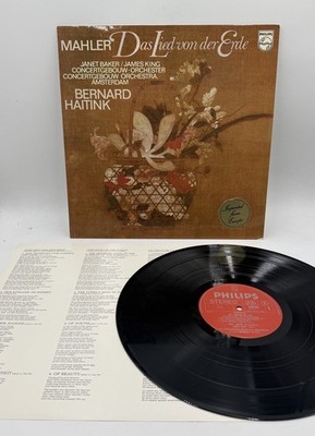 MAHLER Das Lied von der Erde LP Janet Baker/James King ~ Haitink Vinyl LP