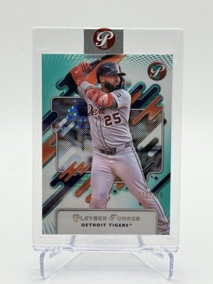 Gleyber Torres Aqua Refractor /199 2025 Topps Pristine #186 Tigers