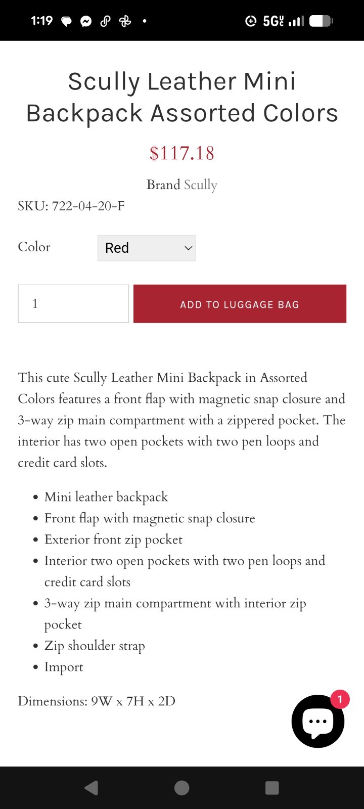 Scully Purse Backpack - image 2