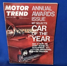 MOTOR TREND Magazine 1967 Car of the Year Cougar  - RACING