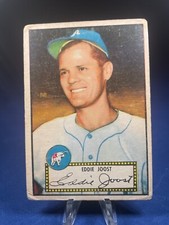 1952 Topps Baseball Low Grade Card Eddie Joost #45 Philadelphia Athletics