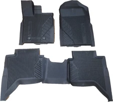 NEW OEM 2024 Ford Ranger RAPTOR All Weather Contour BLACK Floor Mats w/ Logo