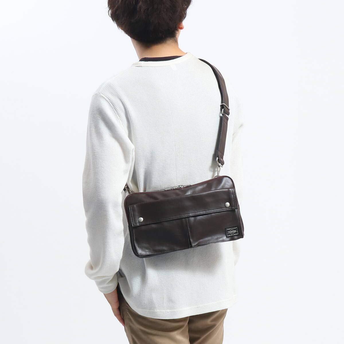 YOSHIDA PORTER Freestyle Horizontal Shoulder (Camel) 707-07144 | eBay