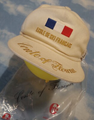CAP CONTE of FLORENCE Vintage 80er Made in Italy Gr. unica Neu! RAR 