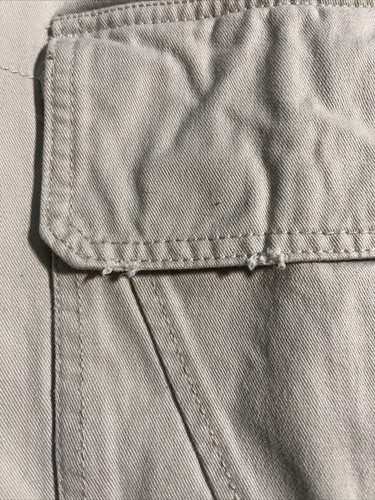 Michigan State Spartans Mens 34 Chiliwear Khaki Beige Cargo Pocket Shorts VGUC - Picture 9 of 24
