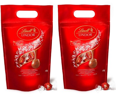 Lindt Lindor Milch 160 Kugeln Vollmilch Schokolade 2kg 160 Ball